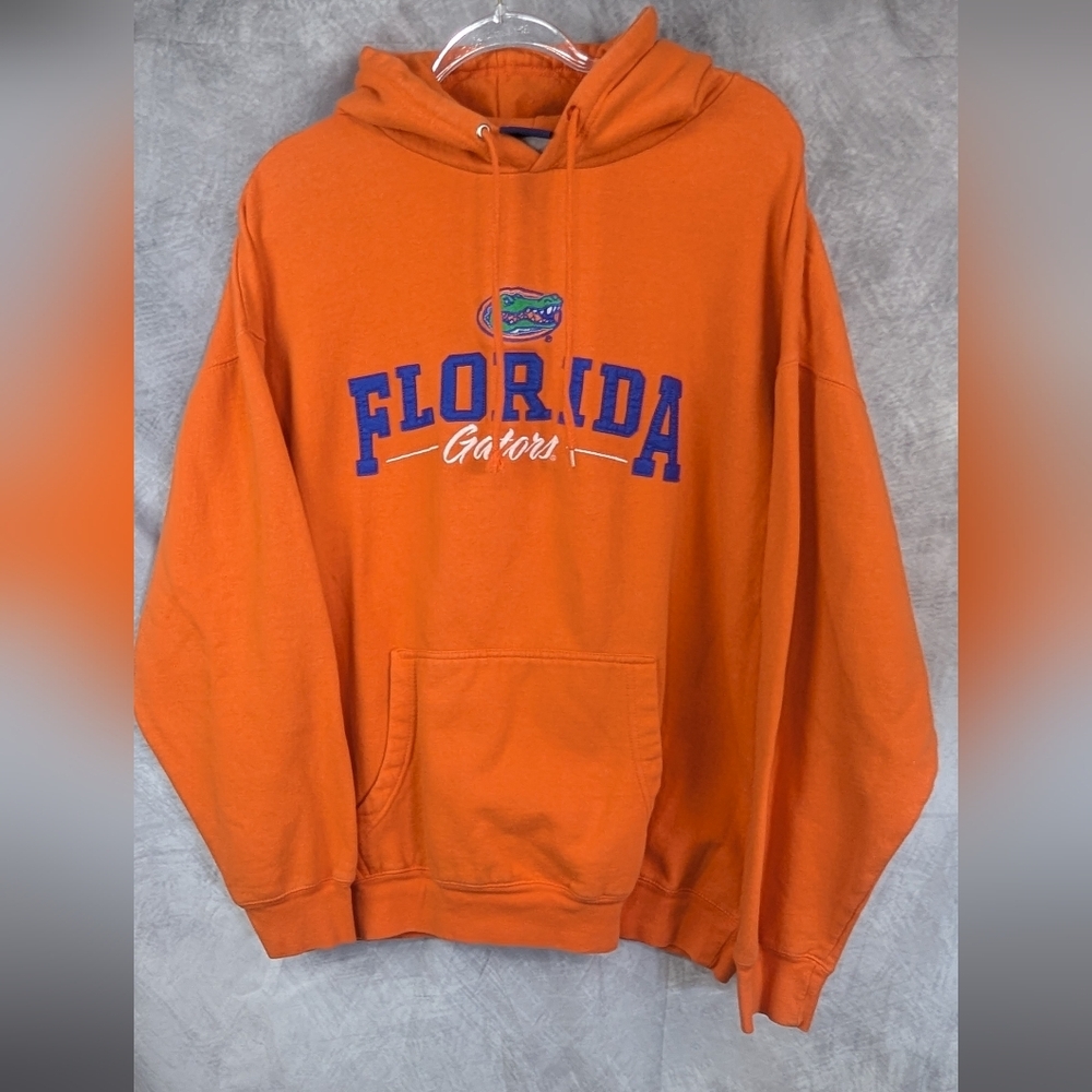 Florida Gators Hoodie Embroidered And Felt Spellout By OVB (Old Varsity Brand)